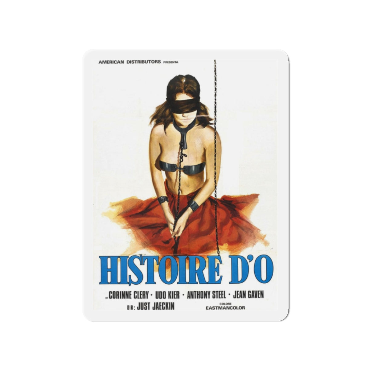 THE STORY OF O (FRENCH) 1975 Movie Poster - Refrigerator Magnet