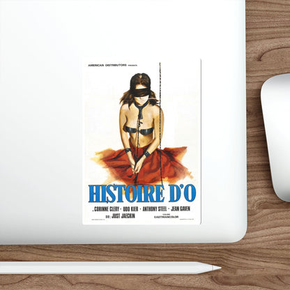 THE STORY OF O (FRENCH) 1975 Movie Poster STICKER Vinyl Die-Cut Decal-The Sticker Space