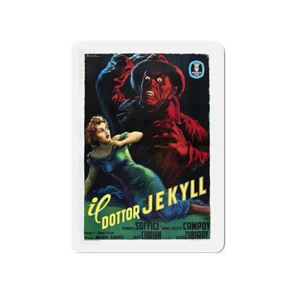 THE STRANGE CASE OF THE MAN AND THE BEAST 1951 Movie Poster - Refrigerator Magnet 4 Inch - The Sticker Space