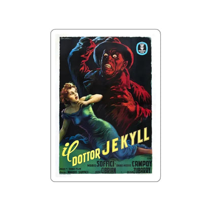 THE STRANGE CASE OF THE MAN AND THE BEAST 1951 Movie Poster STICKER Vinyl Die-Cut Decal 4 Inch - The Sticker Space