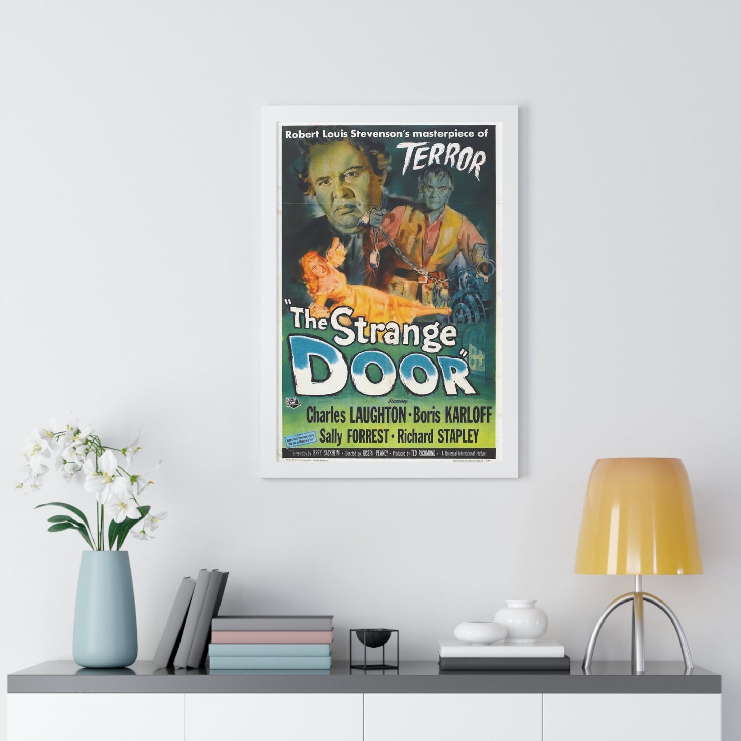 THE STRANGE DOOR 1951 - Framed Movie Poster-The Sticker Space