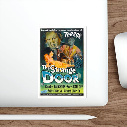 THE STRANGE DOOR 1951 Movie Poster STICKER Vinyl Die-Cut Decal-The Sticker Space