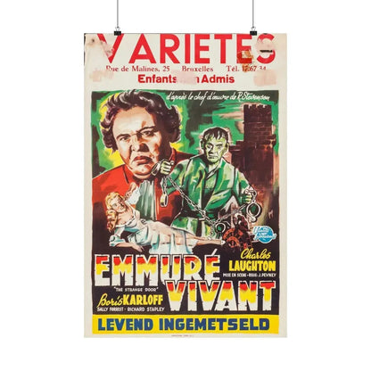THE STRANGE DOOR (BELGIAN) 1951 - Paper Movie Poster 20″ x 30″ Matte - The Sticker Space