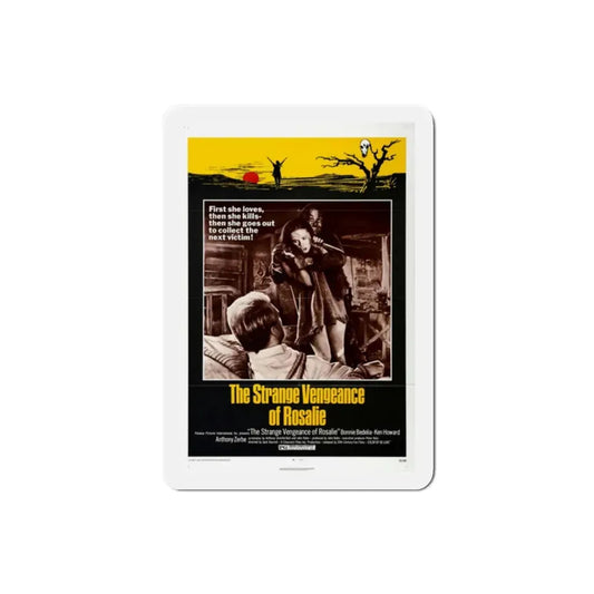 The Strange Vengeance of Rosalie 1972 Movie Poster Refrigerator Magnet 2 Inch - The Sticker Space