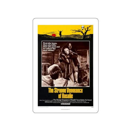 THE STRANGE VENGEANCE OF ROSALIE 1972 Movie Poster STICKER Vinyl Die-Cut Decal 2 Inch - The Sticker Space