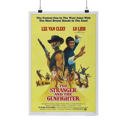 THE STRANGER AND THE GUNFIGHTER 1974 - Paper Movie Poster 12″ x 18″ Matte - The Sticker Space