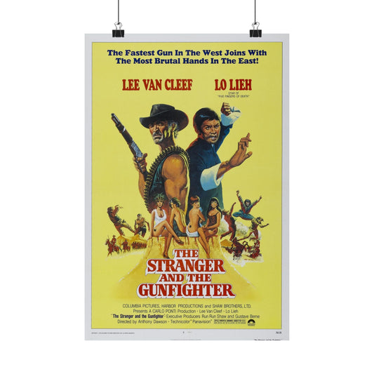 THE STRANGER AND THE GUNFIGHTER 1974 - Paper Movie Poster-12″ x 18″-The Sticker Space