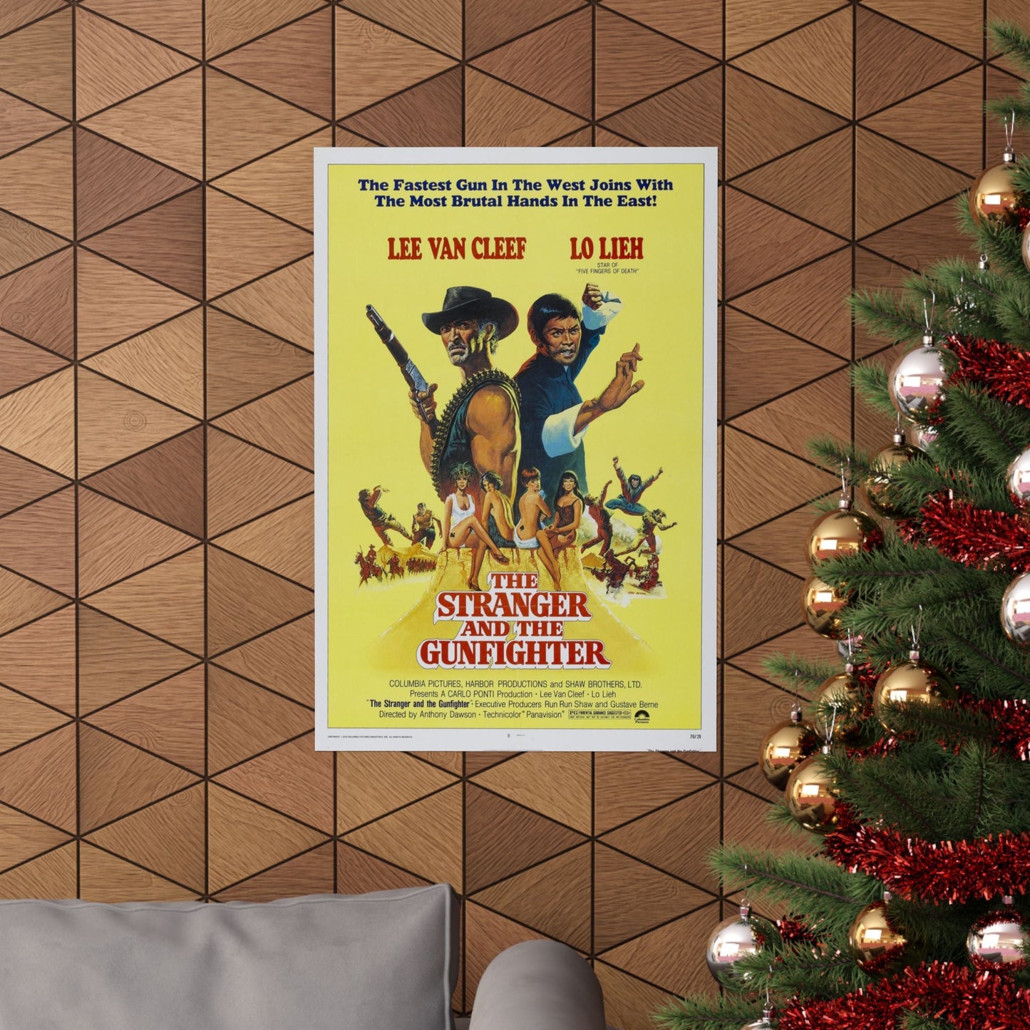 THE STRANGER AND THE GUNFIGHTER 1974 - Paper Movie Poster-The Sticker Space