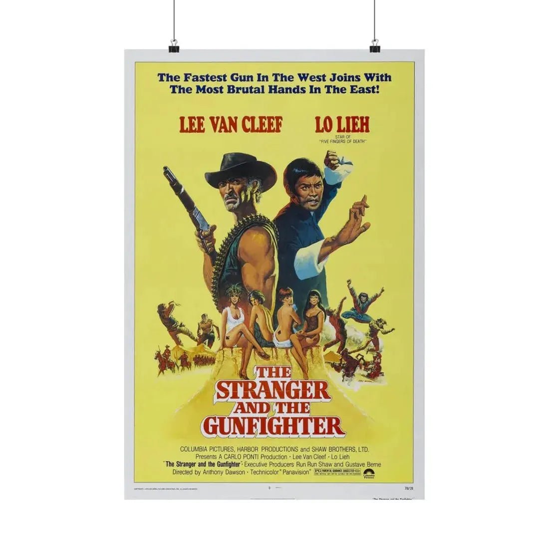 THE STRANGER AND THE GUNFIGHTER 1974 - Paper Movie Poster 20″ x 30″ Matte - The Sticker Space