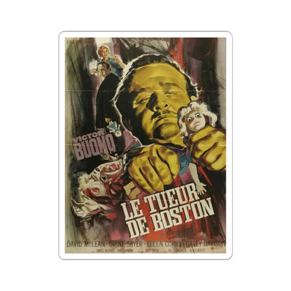 THE STRANGLER 1964 Movie Poster - STICKER Vinyl Kiss-Cut Decal 2 Inch White - The Sticker Space