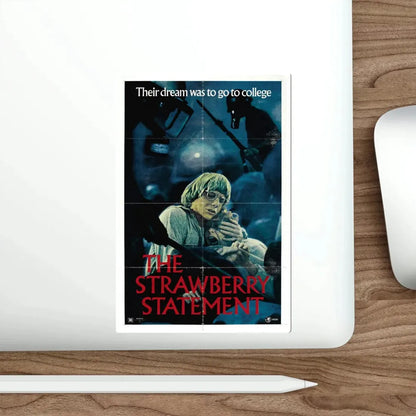 The Strawberry Statement 1970 Movie Poster STICKER Vinyl Die-Cut Decal - The Sticker Space