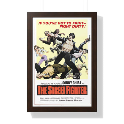 THE STREET FIGHTER 1974 - Framed Movie Poster-16″ x 24″-The Sticker Space