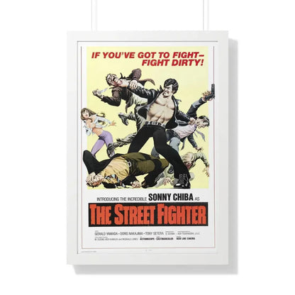 THE STREET FIGHTER 1974 - Framed Movie Poster 20" x 30" White - The Sticker Space