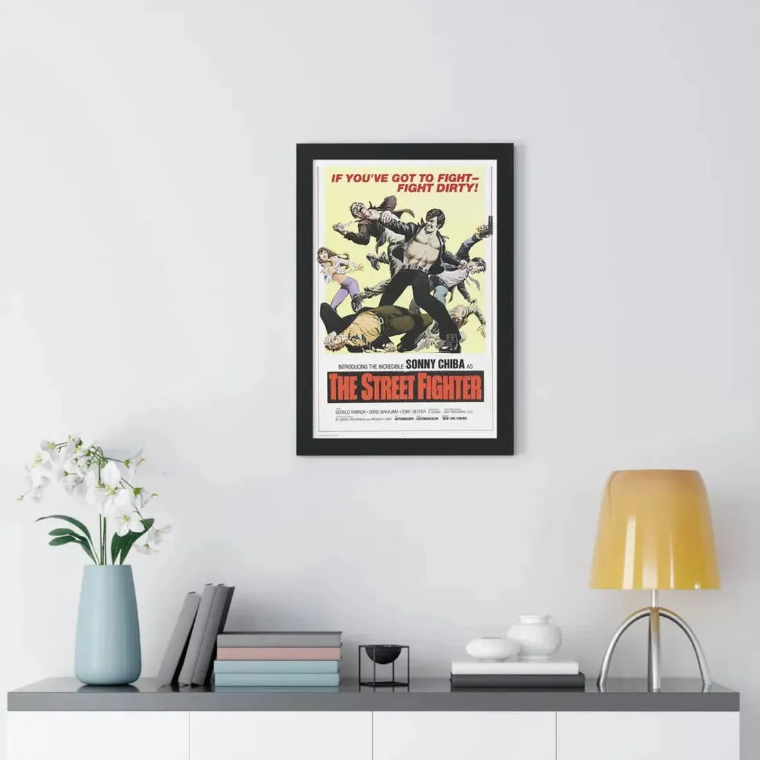 THE STREET FIGHTER 1974 - Framed Movie Poster - The Sticker Space