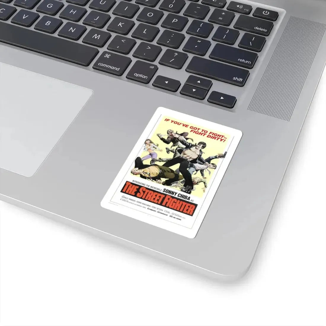THE STREET FIGHTER 1974 Movie Poster - STICKER Vinyl Kiss-Cut Decal - The Sticker Space