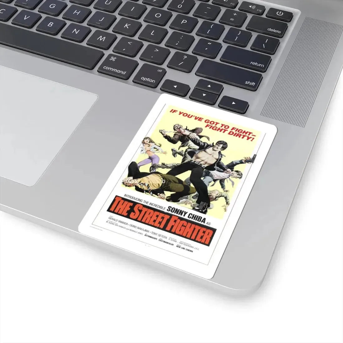 THE STREET FIGHTER 1974 Movie Poster - STICKER Vinyl Kiss-Cut Decal - The Sticker Space