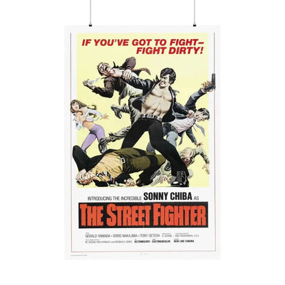 THE STREET FIGHTER 1974 - Paper Movie Poster 36" x 54" Matte - The Sticker Space