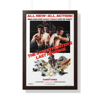 THE STREETFIGHTERS LAST REVENGE 1974 - Framed Movie Poster-20" x 30"-The Sticker Space