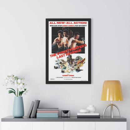 THE STREETFIGHTERS LAST REVENGE 1974 - Framed Movie Poster-The Sticker Space