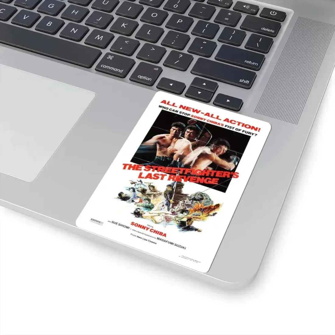 THE STREETFIGHTERS LAST REVENGE 1974 Movie Poster - STICKER Vinyl Kiss-Cut Decal - The Sticker Space