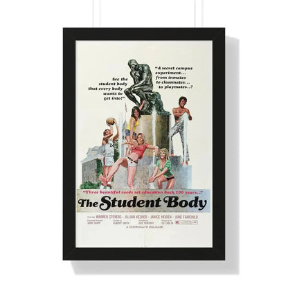 THE STUDENT BODY 1976 - Framed Movie Poster 16″ x 24″ Black - The Sticker Space