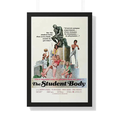 THE STUDENT BODY 1976 - Framed Movie Poster 20" x 30" Black - The Sticker Space
