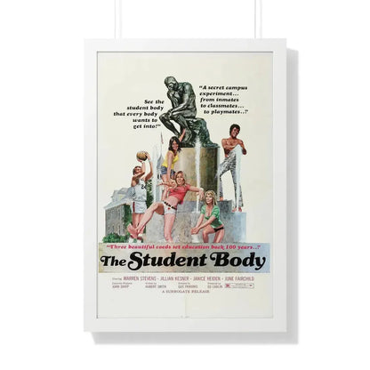 THE STUDENT BODY 1976 - Framed Movie Poster 20" x 30" White - The Sticker Space