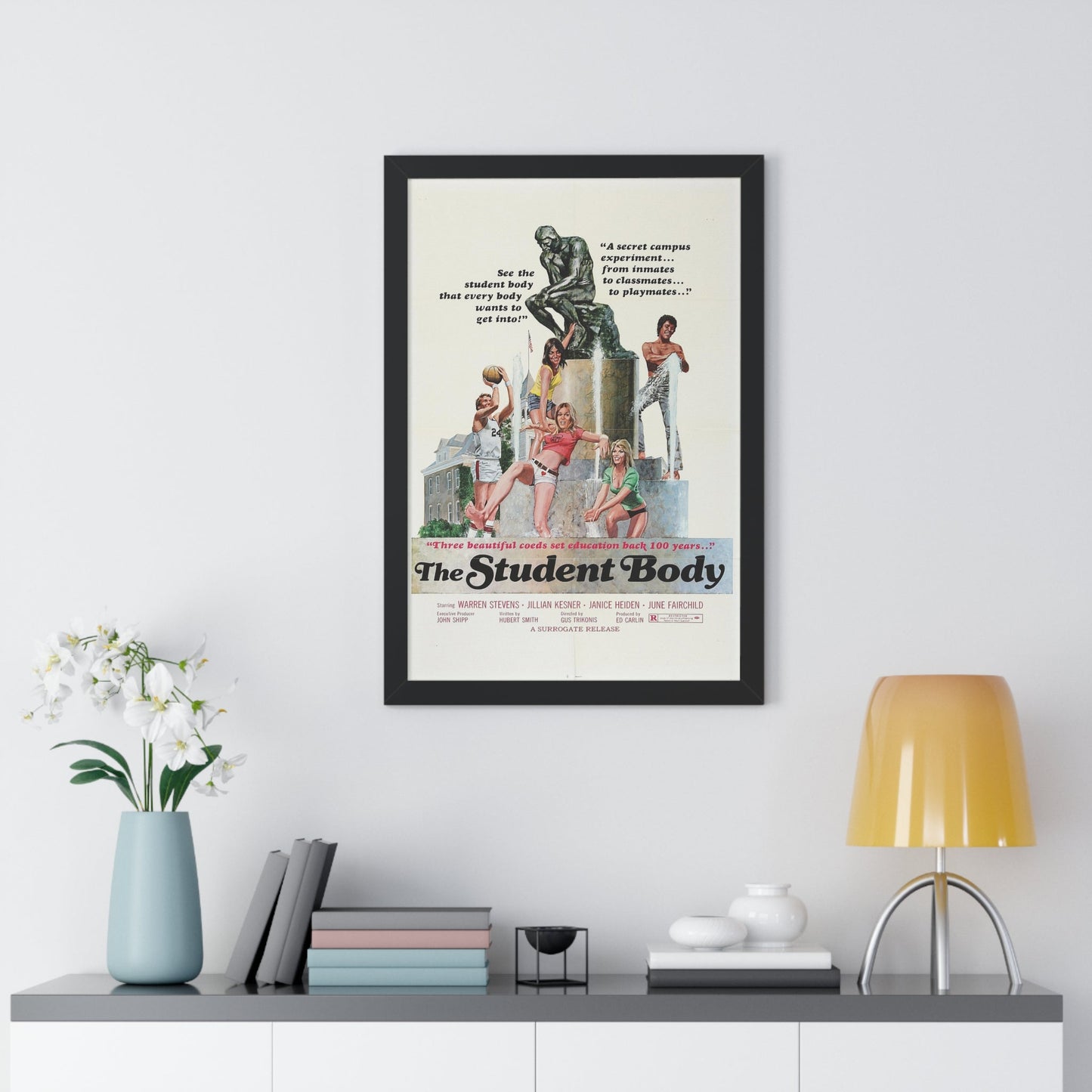 THE STUDENT BODY 1976 - Framed Movie Poster-The Sticker Space