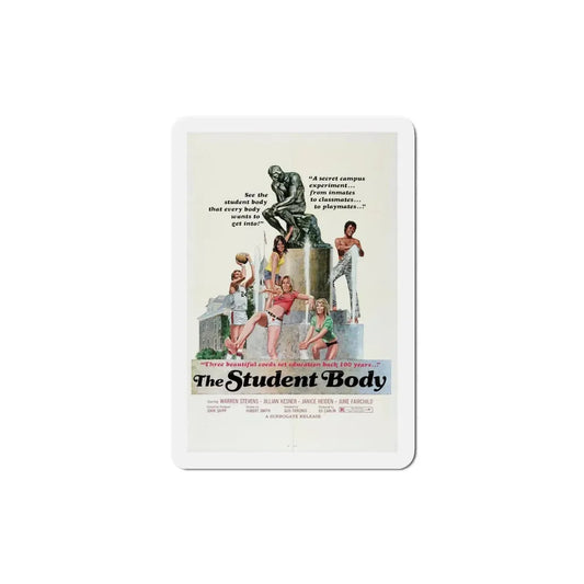 The Student Body 1976 Movie Poster Refrigerator Magnet 4 Inch - The Sticker Space