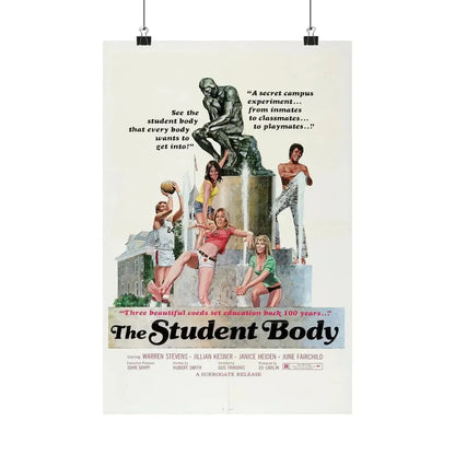 THE STUDENT BODY 1976 - Paper Movie Poster 12″ x 18″ Matte - The Sticker Space