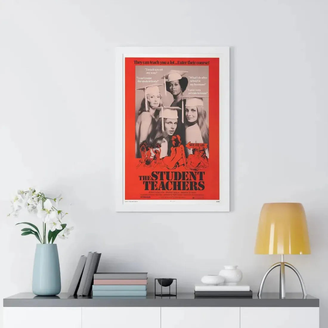 THE STUDENT TEACHERS 1973 - Framed Movie Poster - The Sticker Space