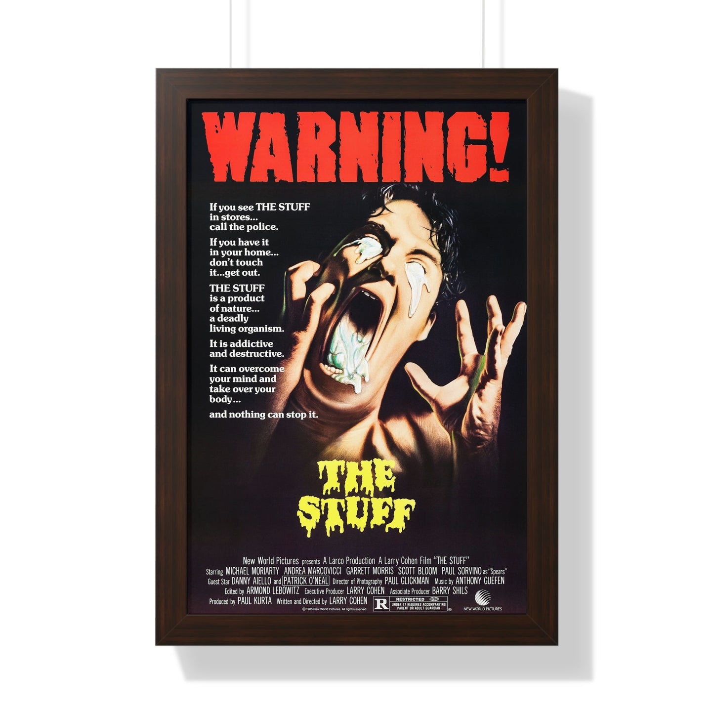 THE STUFF 1985 - Framed Movie Poster-16″ x 24″-The Sticker Space