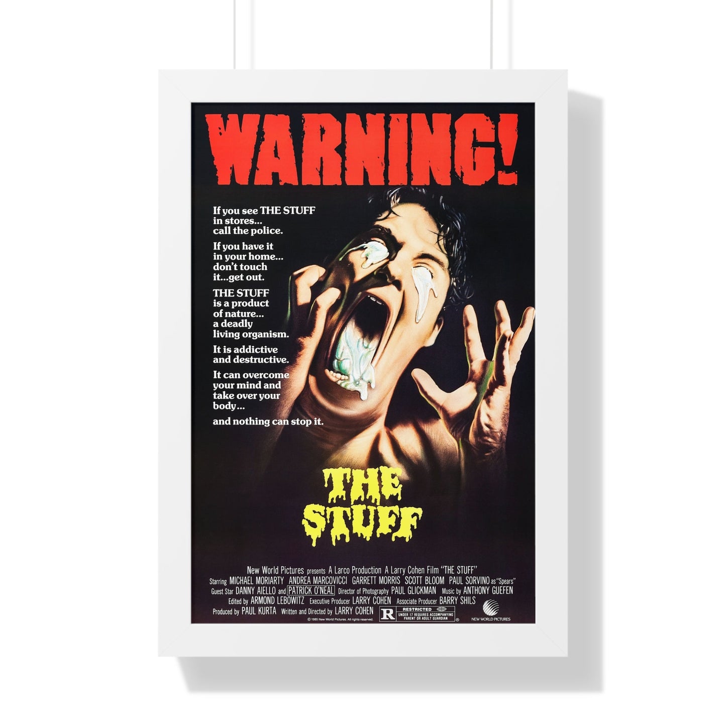 THE STUFF 1985 - Framed Movie Poster-16″ x 24″-The Sticker Space