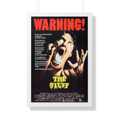 THE STUFF 1985 - Framed Movie Poster-20" x 30"-The Sticker Space