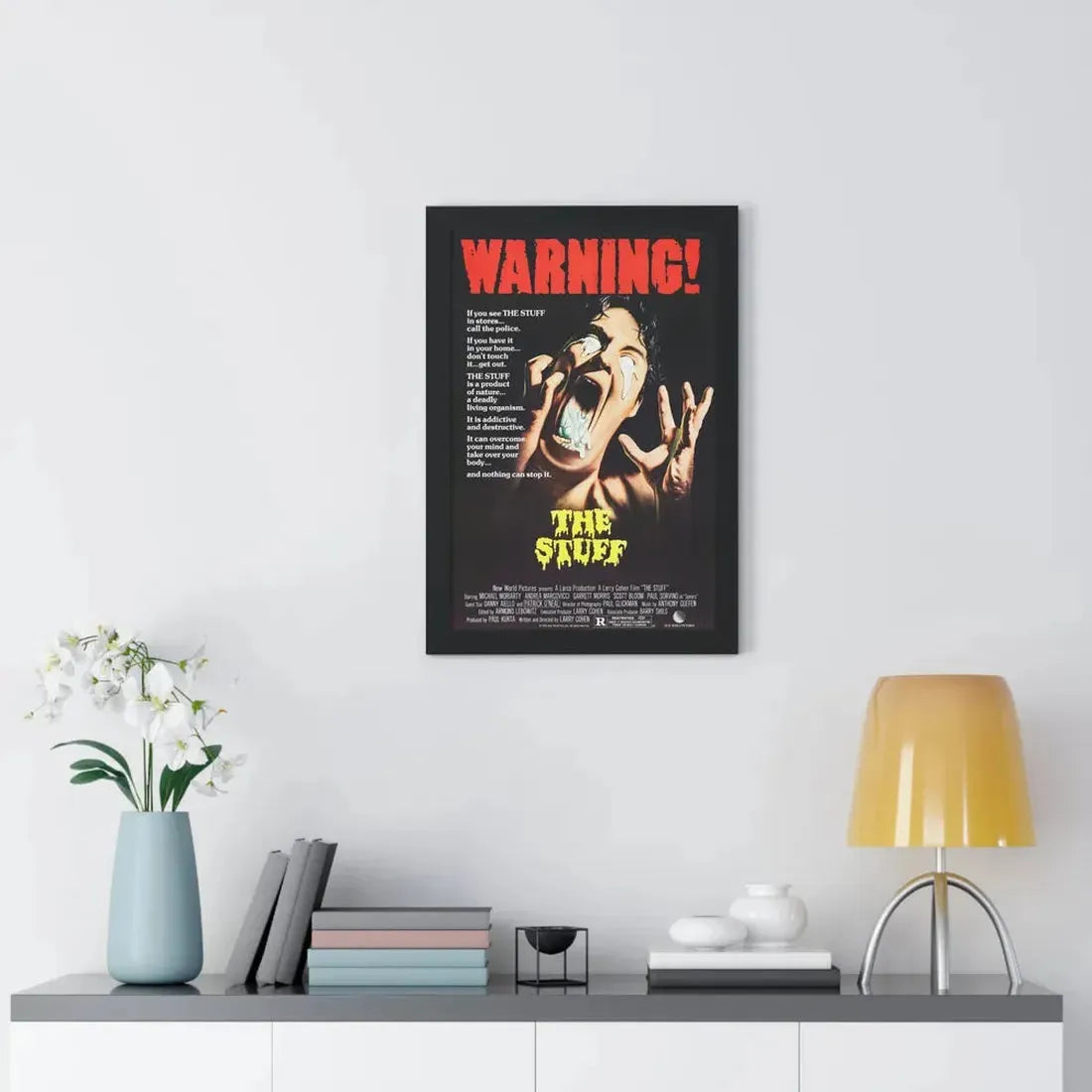 THE STUFF 1985 - Framed Movie Poster - The Sticker Space