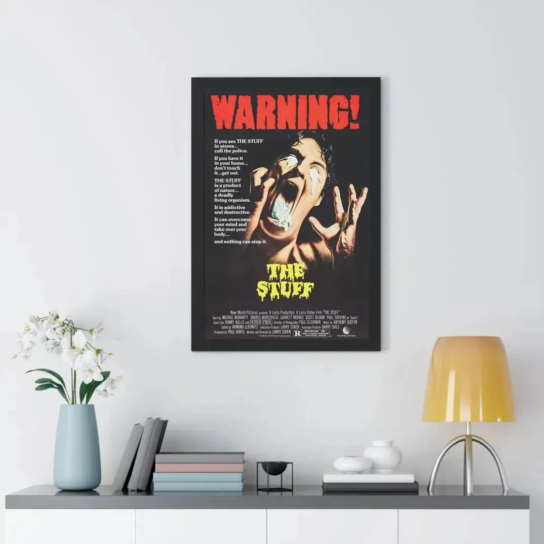 THE STUFF 1985 - Framed Movie Poster - The Sticker Space