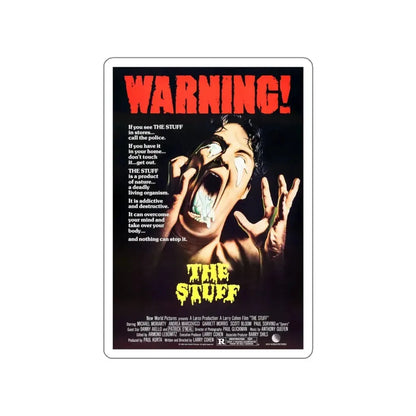 THE STUFF 1985 Movie Poster STICKER Vinyl Die-Cut Decal 5 Inch - The Sticker Space