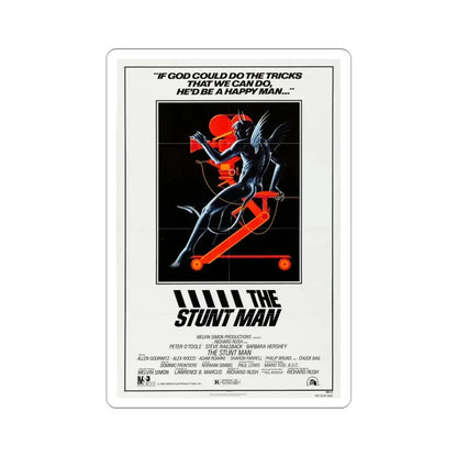 The Stunt Man 1980 Movie Poster STICKER Vinyl Die-Cut Decal 3 Inch - The Sticker Space