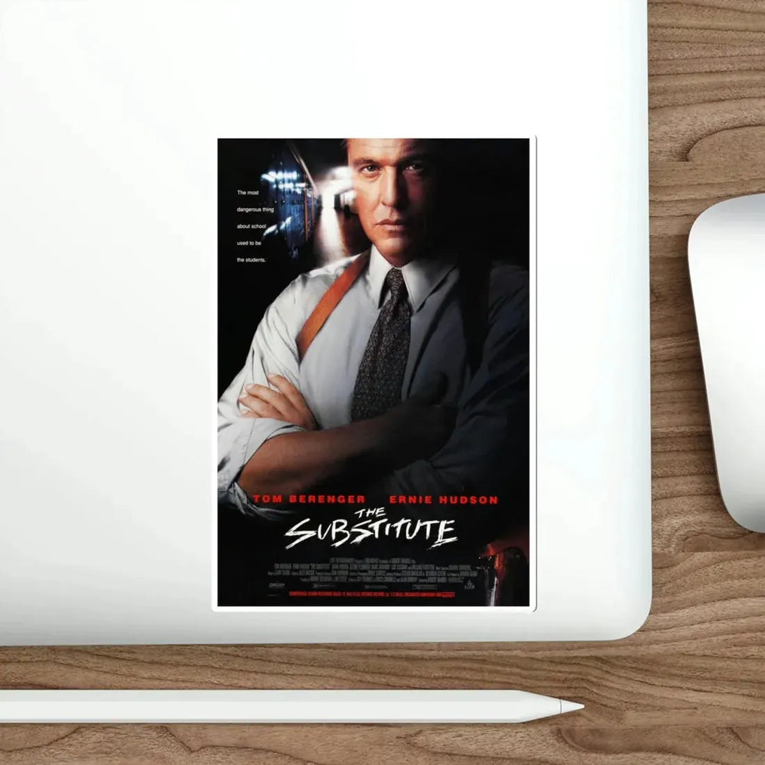 The Substitute 1996 Movie Poster STICKER Vinyl Die-Cut Decal - The Sticker Space