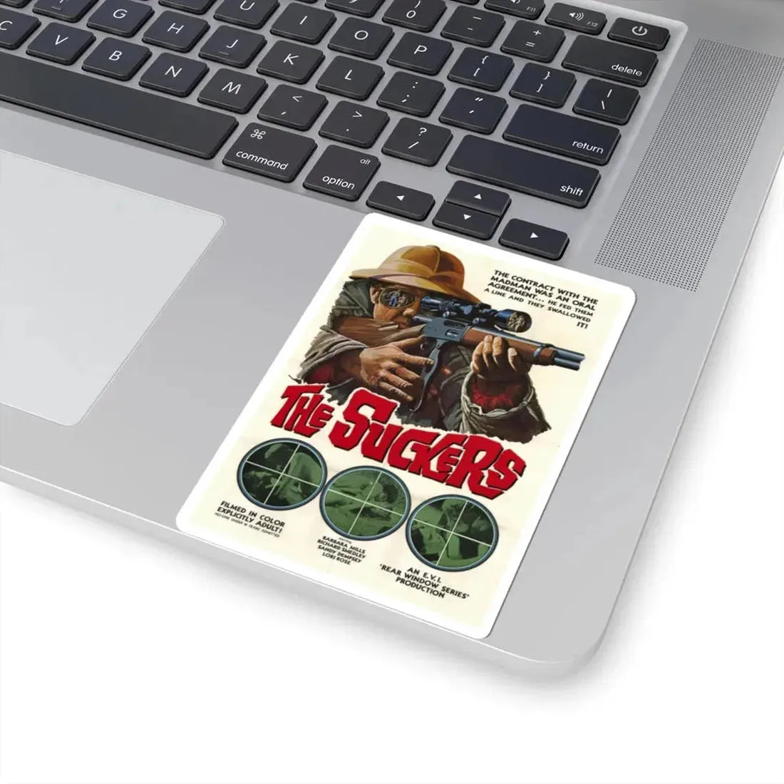 THE SUCKERS 1972 Movie Poster - STICKER Vinyl Kiss-Cut Decal - The Sticker Space