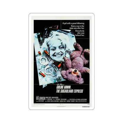 The Sugarland Express 1974 Movie Poster STICKER Vinyl Die-Cut Decal 4 Inch - The Sticker Space
