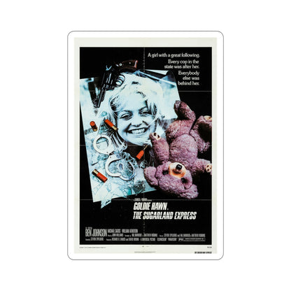 The Sugarland Express 1974 Movie Poster STICKER Vinyl Die-Cut Decal-5 Inch-The Sticker Space