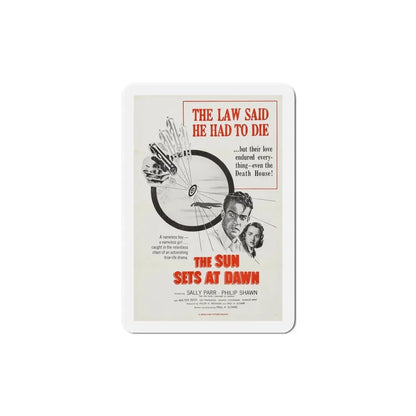 The Sun Sets at Dawn 1950 Movie Poster Refrigerator Magnet 6 Inch - The Sticker Space