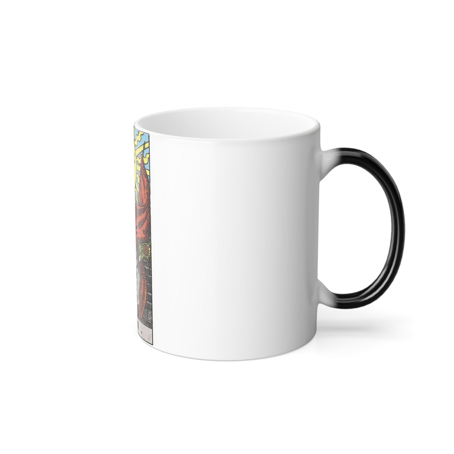 The Sun (Tarot Card) Color Changing Mug 11oz-11oz-The Sticker Space