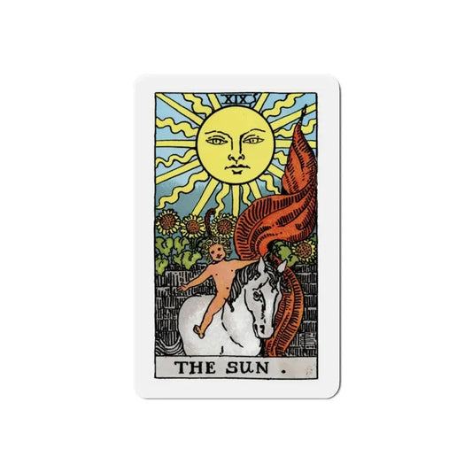 The Sun (Tarot Card) Refrigerator Magnet 2 Inch - The Sticker Space