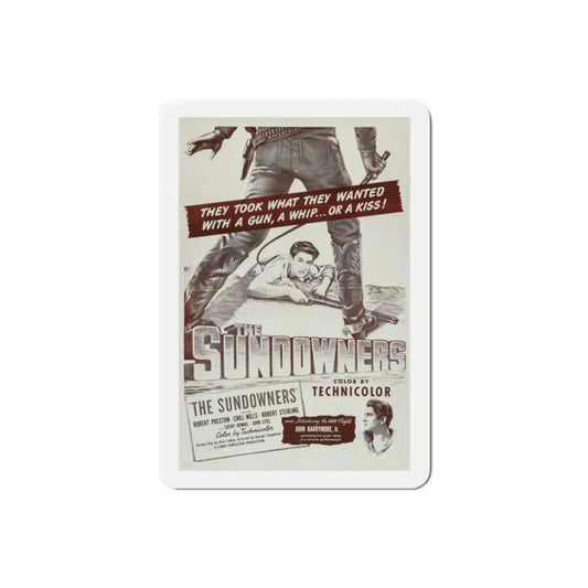 The Sundowners 1950 Movie Poster Refrigerator Magnet 2 Inch - The Sticker Space