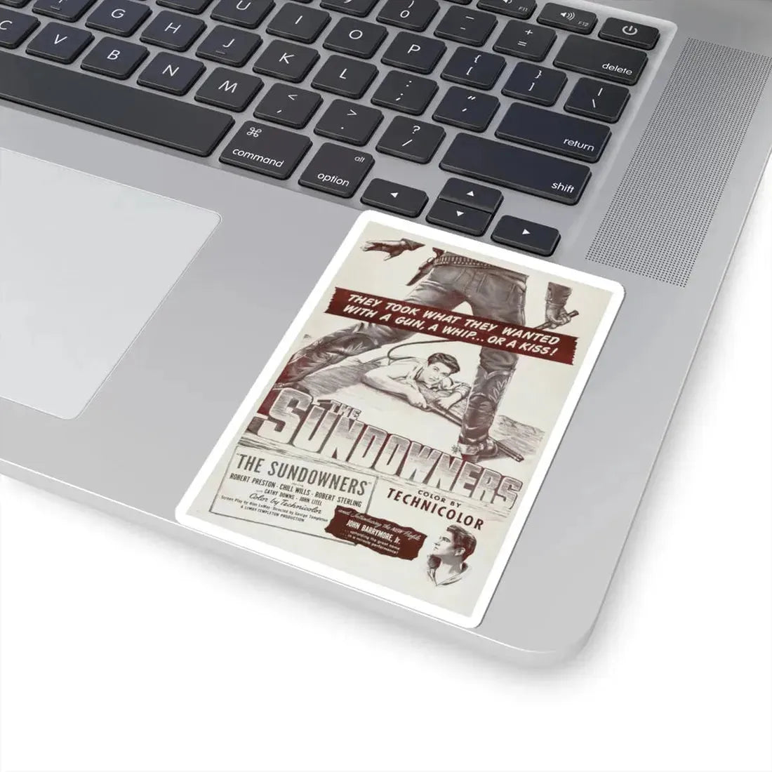 The Sundowners 1950 Movie Poster - STICKER Vinyl Kiss-Cut Decal - The Sticker Space