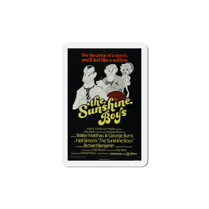 The Sunshine Boys 1975 Movie Poster Die-Cut Magnet-5" x 5"-The Sticker Space