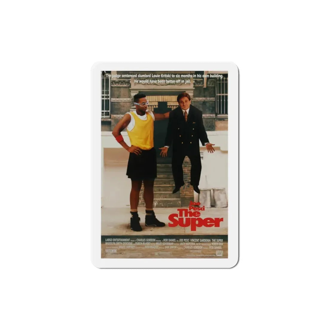 The Super 1991 Movie Poster Refrigerator Magnet 3 Inch - The Sticker Space