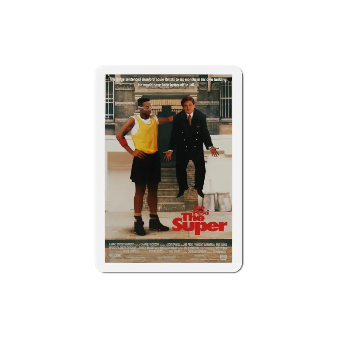 The Super 1991 Movie Poster Refrigerator Magnet 4 Inch - The Sticker Space